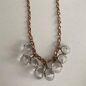 Lela rose Lucite ball necklace